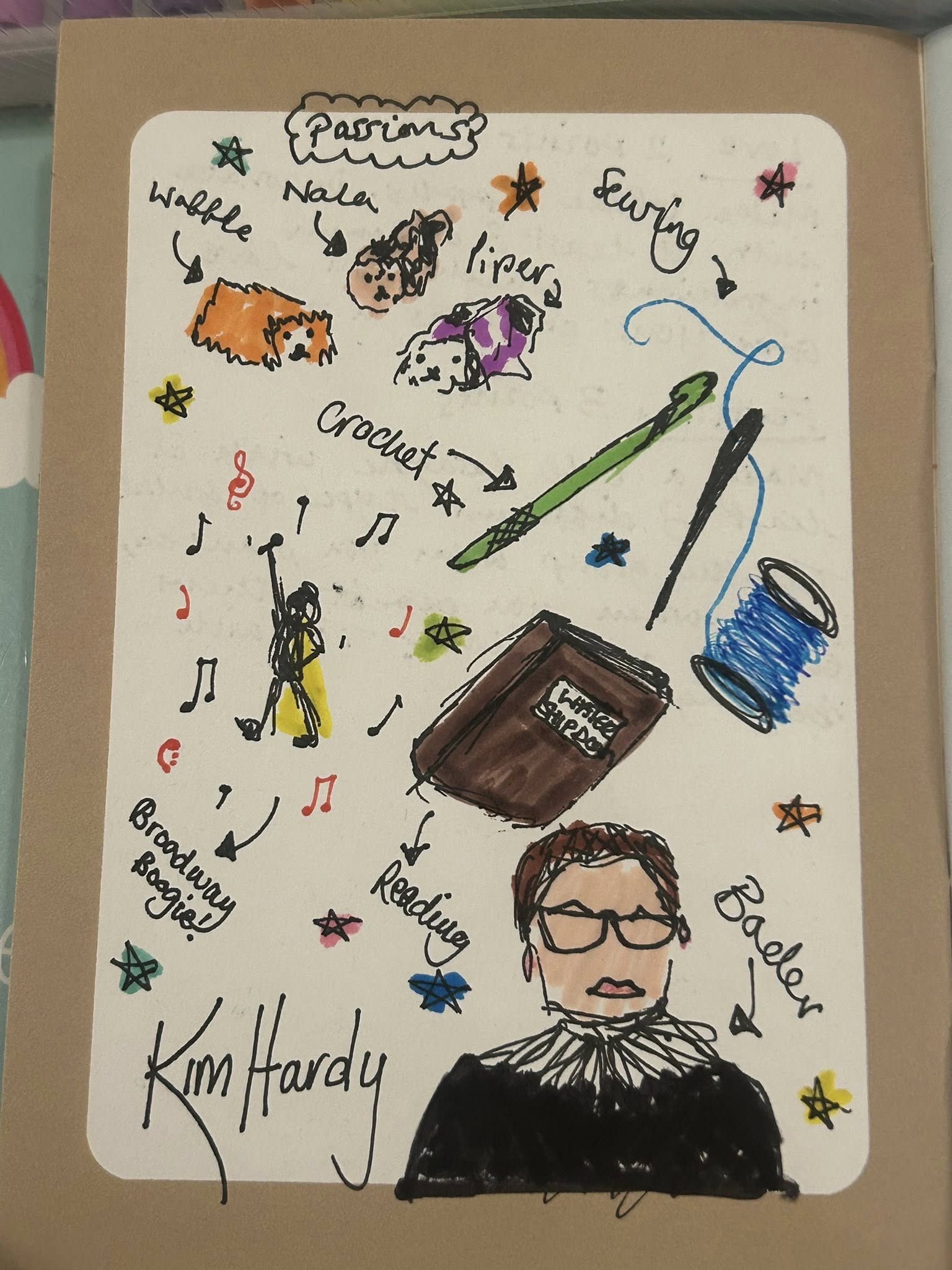 Kim and I on our zoom call